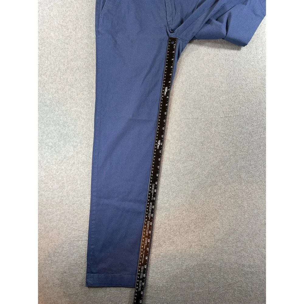 J. Crew Flex Straight Chino Pants Mens 31x32 Blue Cotton Stretch Casual 1213